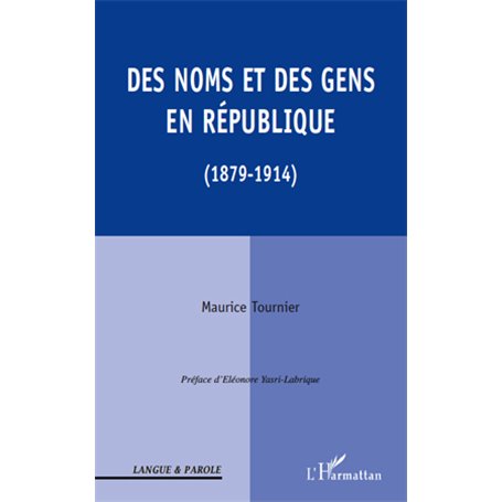 Des noms et des gens en République
