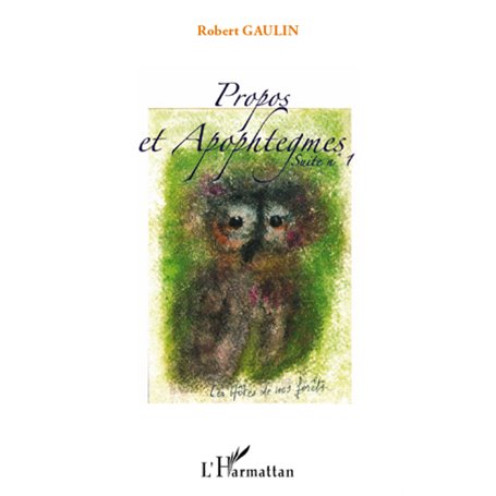 Propos et apophtegmes