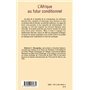 L'Afrique au futur conditionnel
