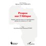 Propos sur l'Afrique