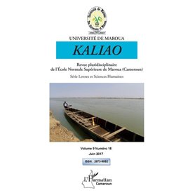 Kaliao Revue pluridisciplinaire de l'Ecole Normale Supérieure de Maroua (Cameroun)