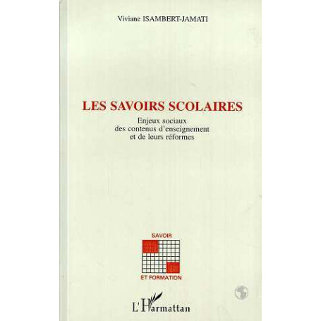 Les savoirs scolaires