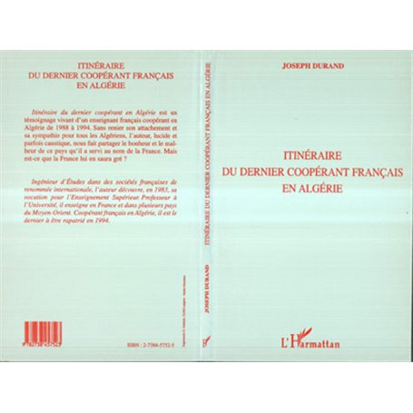 Itinéraire du dernier coopérant français en Algérie