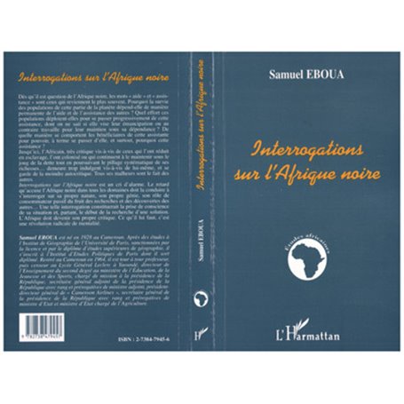 INTERROGATIONS SUR L'AFRIQUE NOIRE