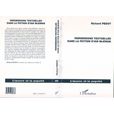 PERVERSIONS TEXTUELLES DANS LA FICTION D'IAN MC EWAN