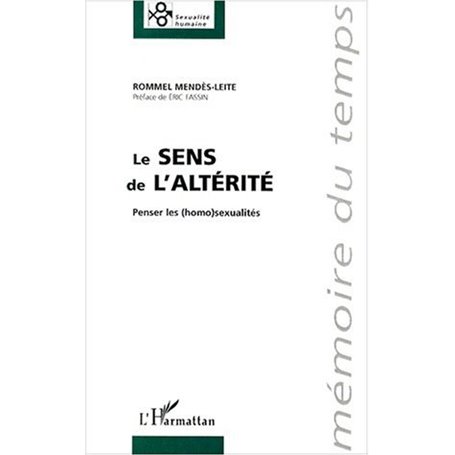 LE SENS DE L'ALTÉRITÉ