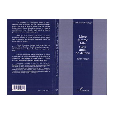 MÈRE FEMME FILLE SŒUR AMIE DE DÉTENU