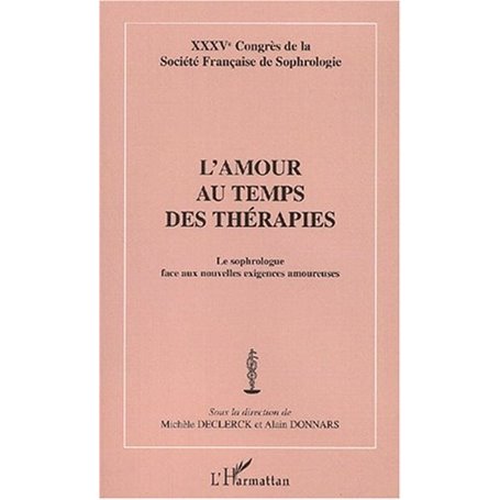 L'AMOUR AU TEMPS DES THÉRAPIES