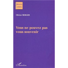 Vous ne pouvez pas vous souvenir