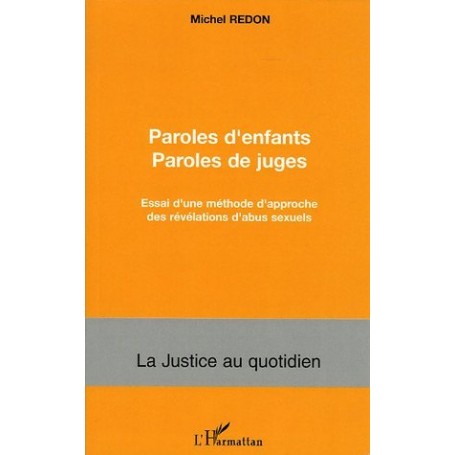 Paroles d'enfants paroles de juges