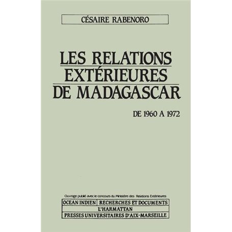 Relations extérieures de Madagascar, de 1960 à 1972
