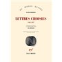 Lettres choisies