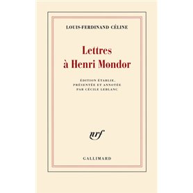 Lettres à Henri Mondor