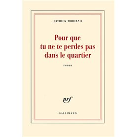 Pour que tu ne te perdes pas dans le quartier