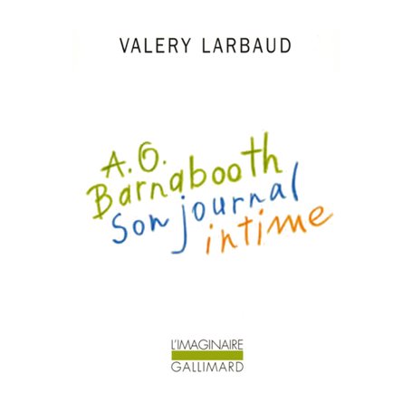 A. O. Barnabooth. Son Journal Intime