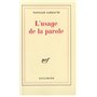 L'Usage de la parole