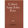 Cahiers Saint-John Perse
