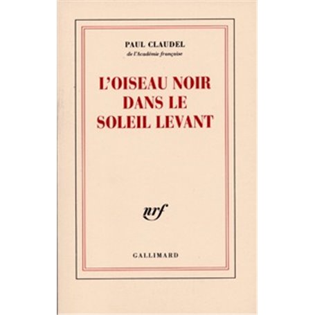 L'Oiseau noir dans le Soleil levant