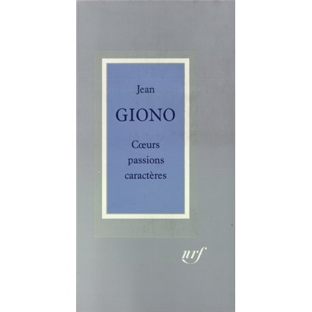 Coeurs, passions, caractères