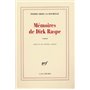 Mémoires de Dirk Raspe