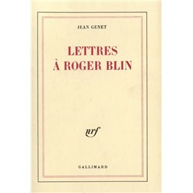 Lettres à Roger Blin
