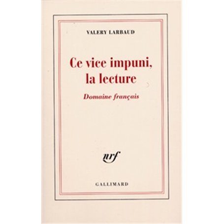 Ce vice impuni, la lecture...