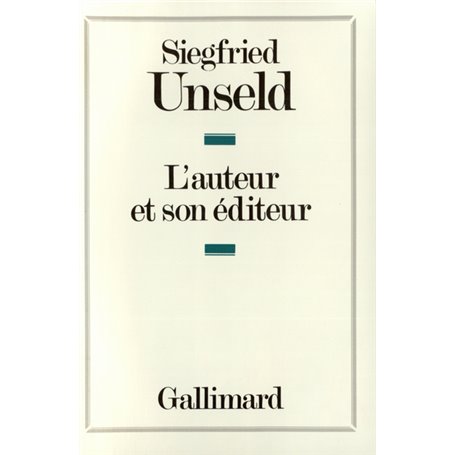 L'auteur et son éditeur