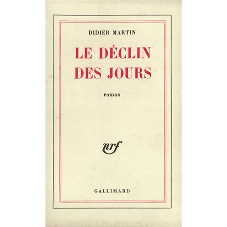 Le Déclin des jours
