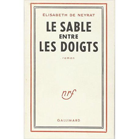 Le Sable entre les doigts