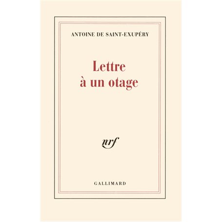 Lettre à un otage