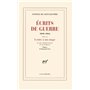 Écrits de guerre