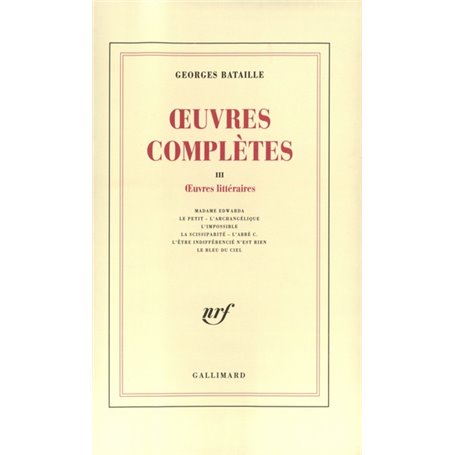 uvres complètes