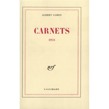 Carnets 1978