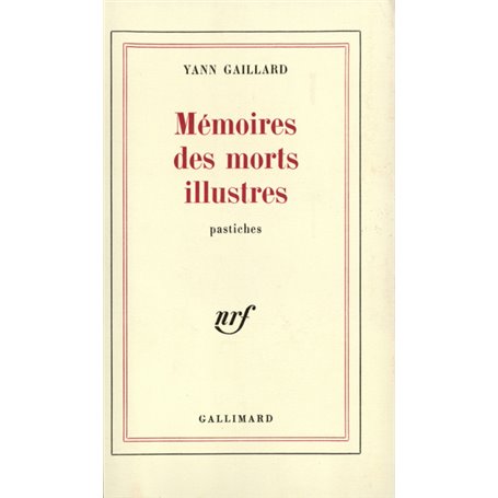 Mémoires des morts illustres