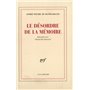 Le Désordre de la mémoire