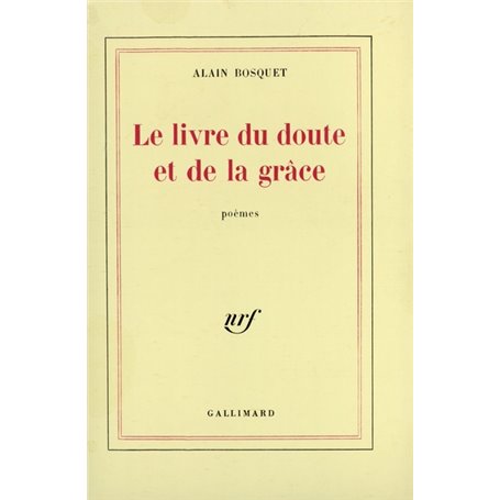 Le livre du doute et de la grâce