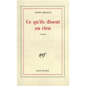 Ce qu'ils disent ou rien
