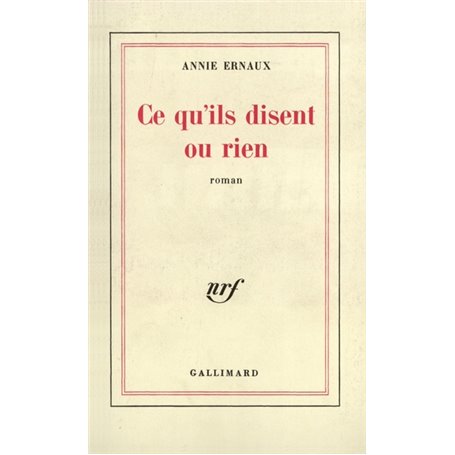 Ce qu'ils disent ou rien