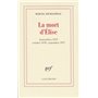 La mort d'Élise