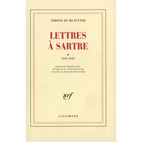 Lettres à Sartre