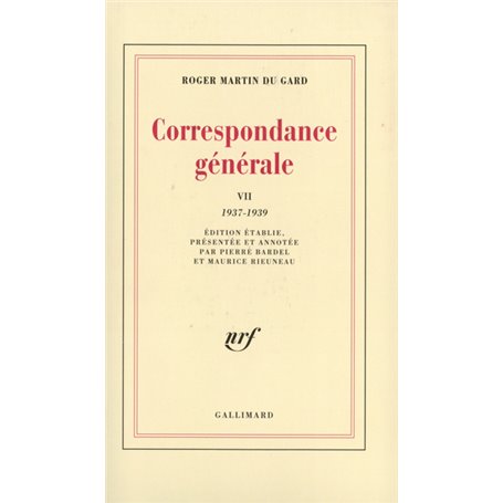 Correspondance générale