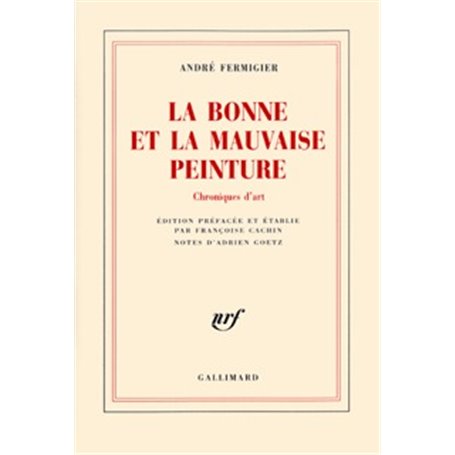 La Bonne et la mauvaise peinture