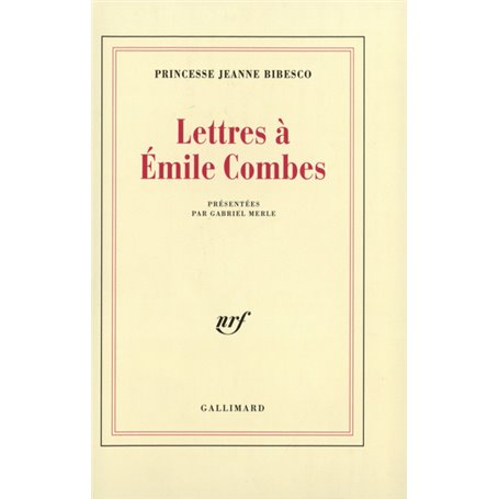 Lettres à Émile Combes