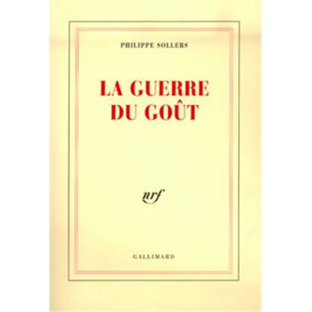 La Guerre du Goût