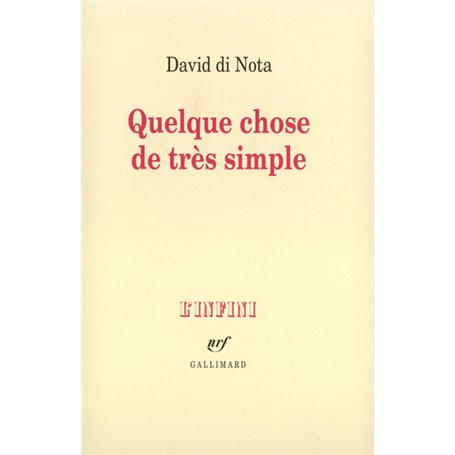 Quelque chose de très simple