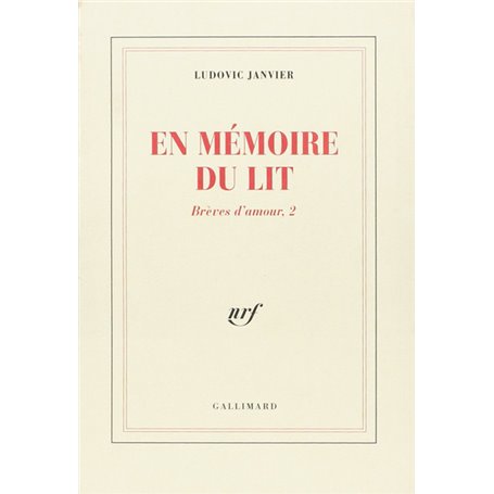 En mémoire du lit