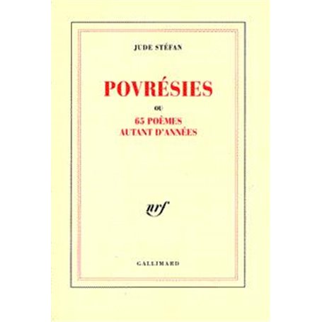 Povrésies ou 65 poèmes autant d'années