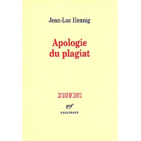 Apologie du plagiat