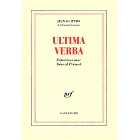 Ultima verba