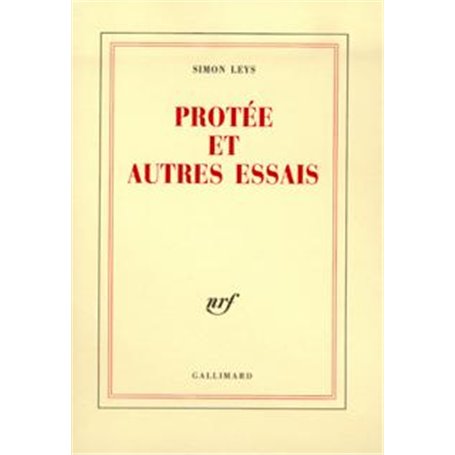 Protée et autres essais